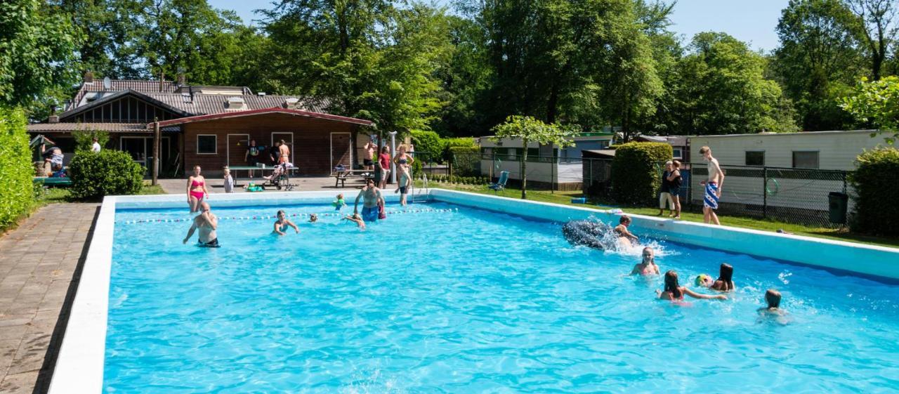 Вілла Chalet 'T Rijsterbos Op Camping Met Zwembad! Екстер'єр фото