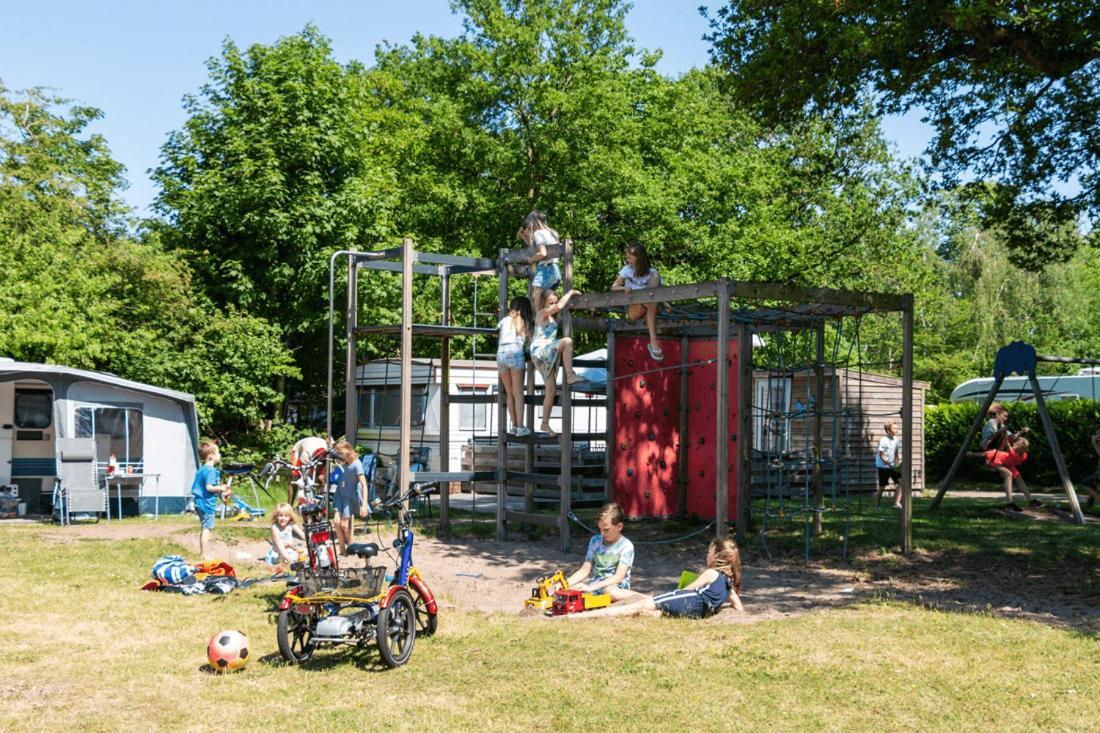 Вілла Chalet 'T Rijsterbos Op Camping Met Zwembad! Екстер'єр фото